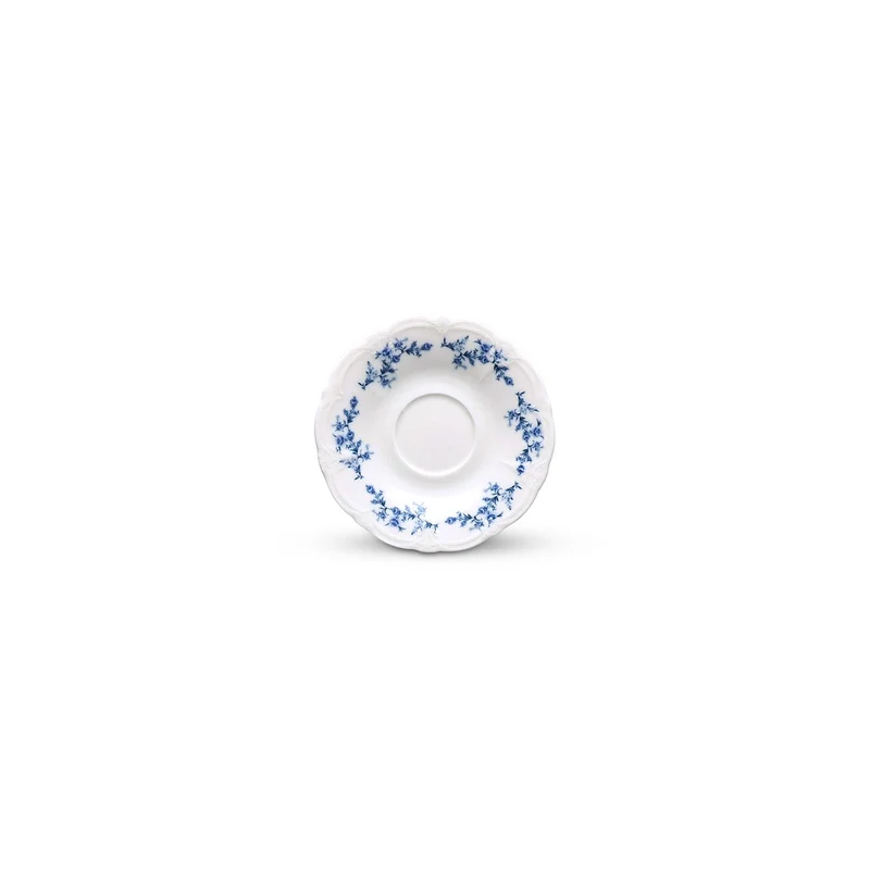 Theeschotel 12cm blue flower Retro (6 Delig )