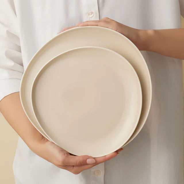 Karaca Earth Collection Rise 55-delige 12-persoons Serviesset, Cream ( ALLEEN AFHALEN )