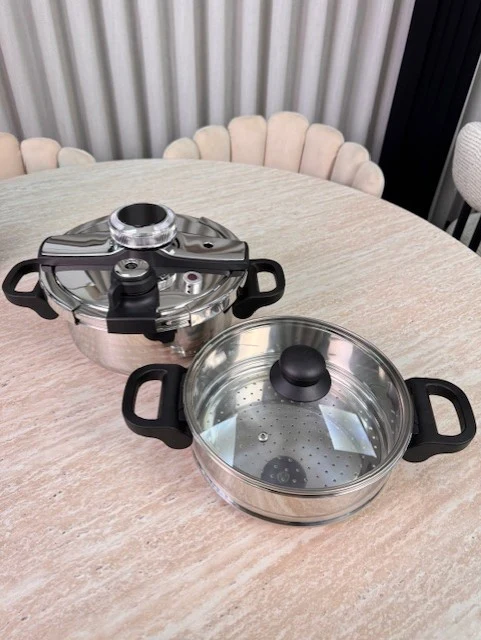 Snelkook- / couscous pan 22 cm | 4 Liter