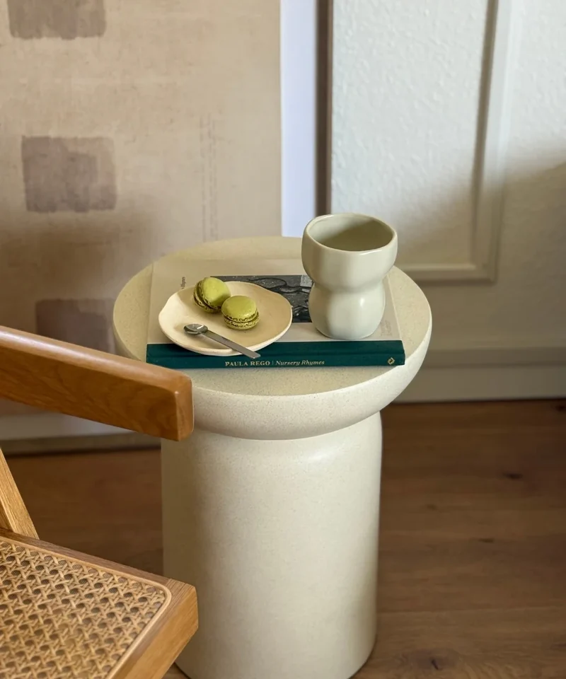 Organic keramieken Mok Beige | 2 Delig