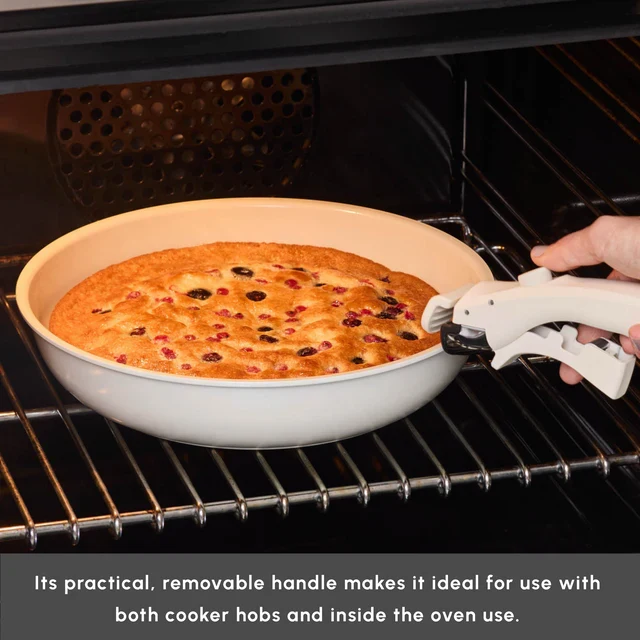 Karaca Ceramica Comfort 6-Delige Anti-Aanbak Pannenset Crème
