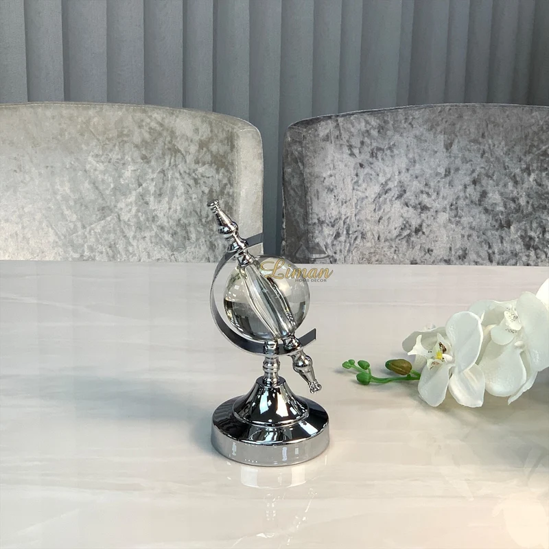 Kaideli Bol Decoratie Zilver