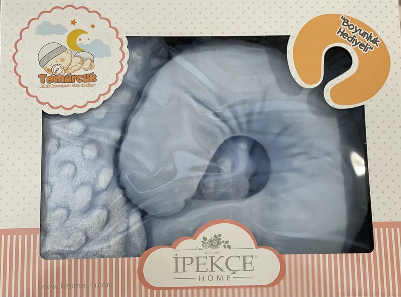 iPEKCE TOMURCUK BABY DEKEN + BLAUW