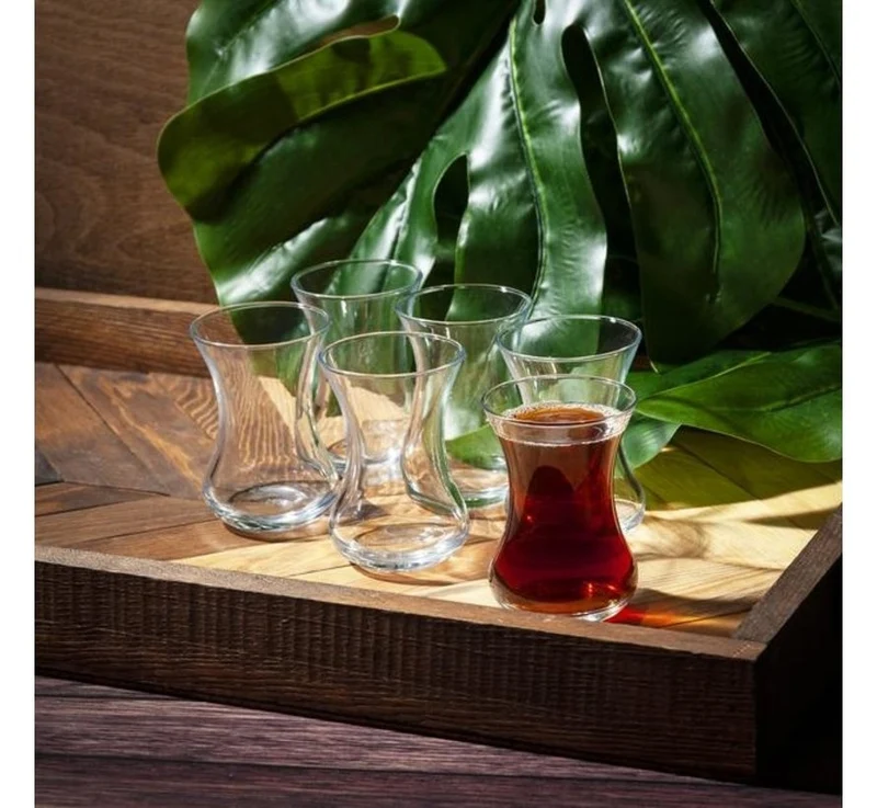 PASABAHCE INCEBELLI THEEGLAZEN SET 6-DELIG