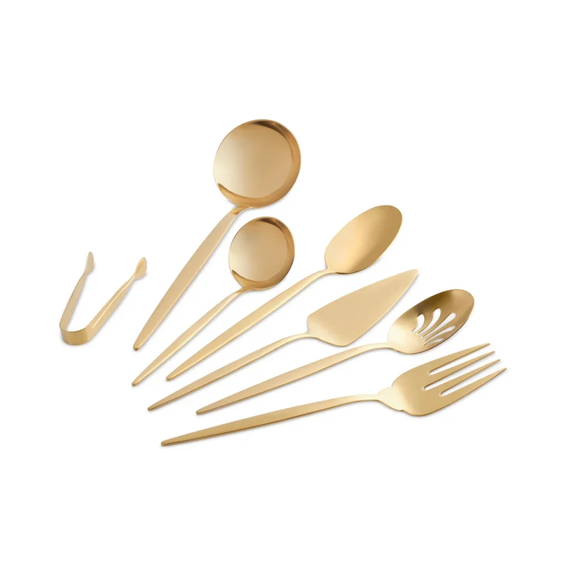 Karaca Lizbon 7-Delige keukengerei / Serviceset Gold