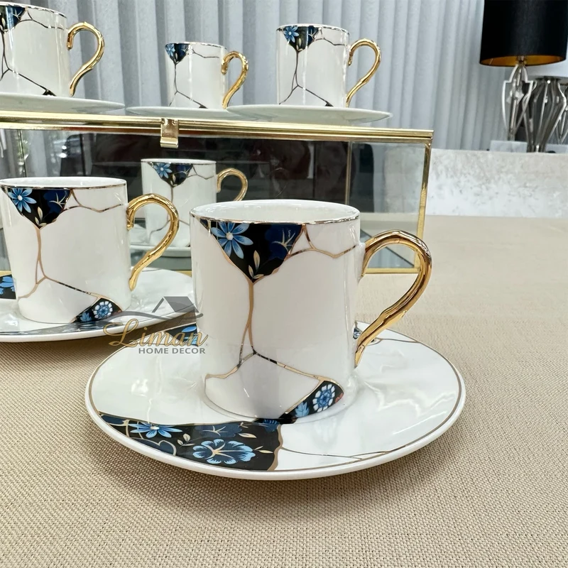 ACR Seosan Star Zwart Espressoset 12 Delig | 6 Persoons