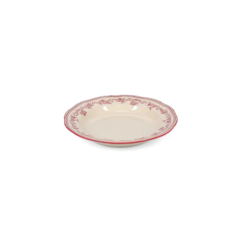 Diep bord 23/17xH4cm burgundy Cyril