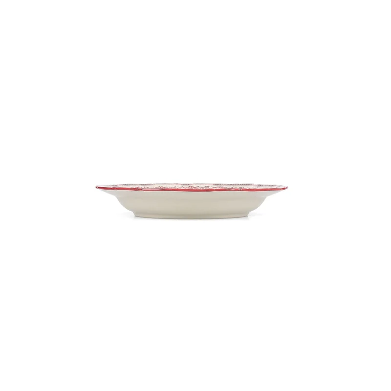 Diep bord 23/17xH4cm burgundy Cyril