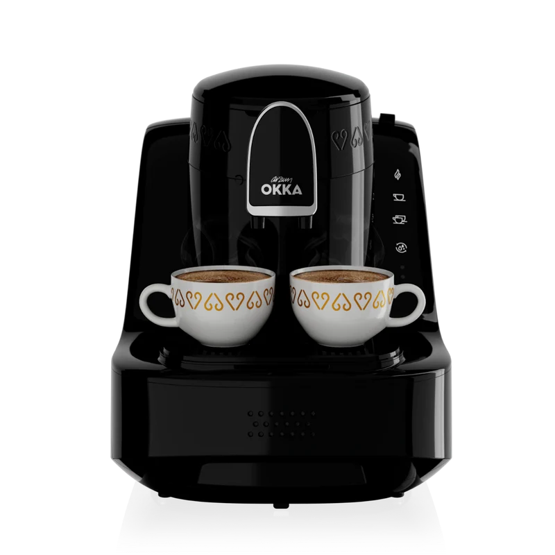 ARZUM OKKA ELITE TURKS KOFFIEZETAPPARAAT | ZWART-CHROOM