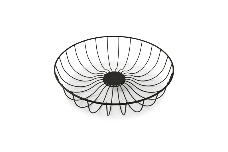 Draadmand 35xH9cm zwart Octo