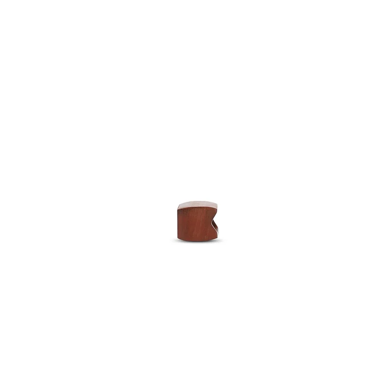 Servetring 5,5x4cm rechthoekig hout Moku - set/4