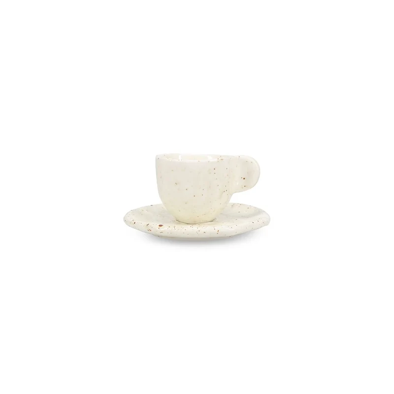 Vita Beige Koffieset 2 Delig | 1 persoons