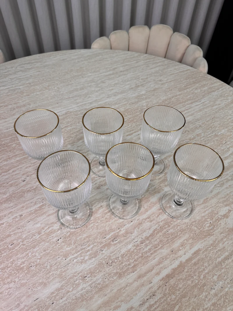 Golden Line Wijnglas 300 ML | 6 Delig
