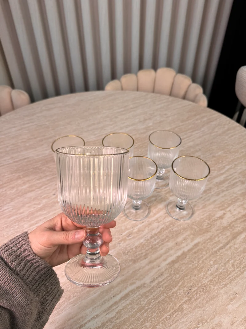 Golden Line Wijnglas 300 ML | 6 Delig