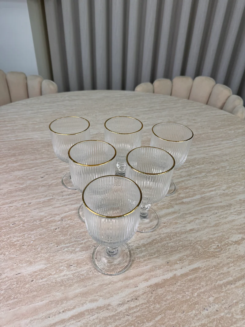 Golden Line Wijnglas 300 ML | 6 Delig