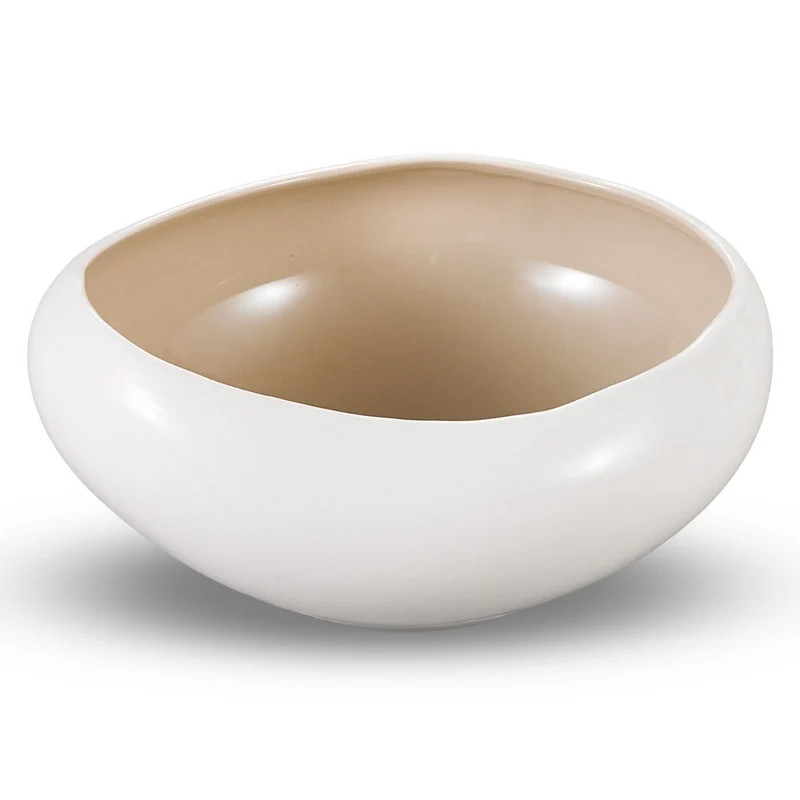 Barles / Cupido Beige | White Diep bord Ø23,0X20,3X10,3 cm Per Stuk
