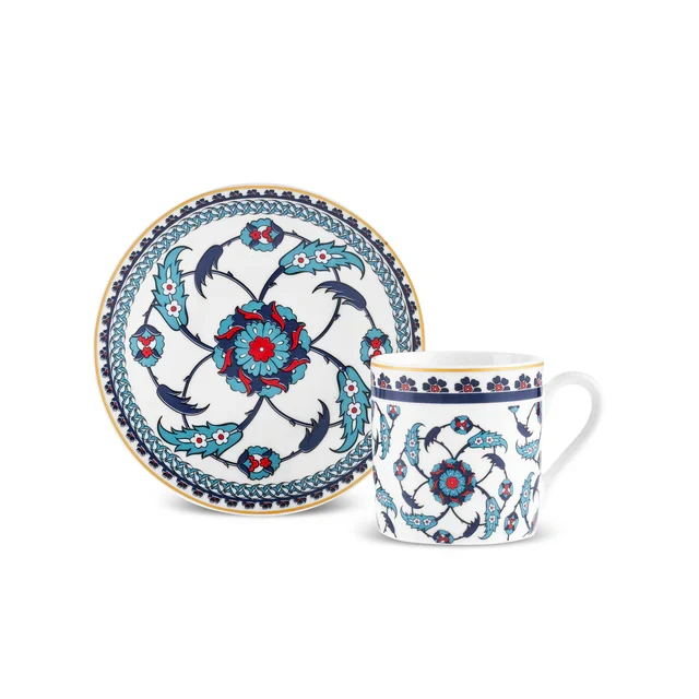 Karaca Rumi Espressoset 12 Delig | 6 Persoons