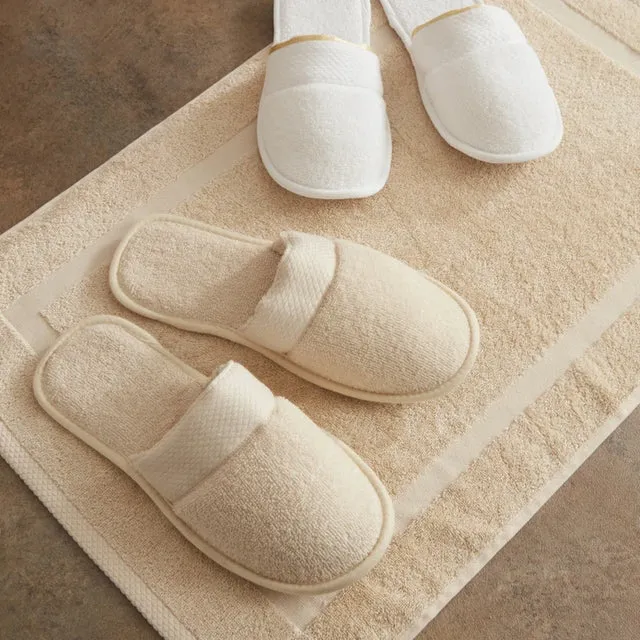 Karaca Home Glory Lurex 9-delige Familie Badset Gold-Beige