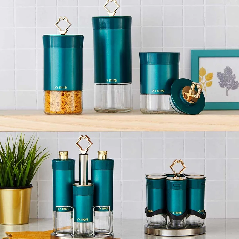 Neva Olie & Azijnset met stand Mentol