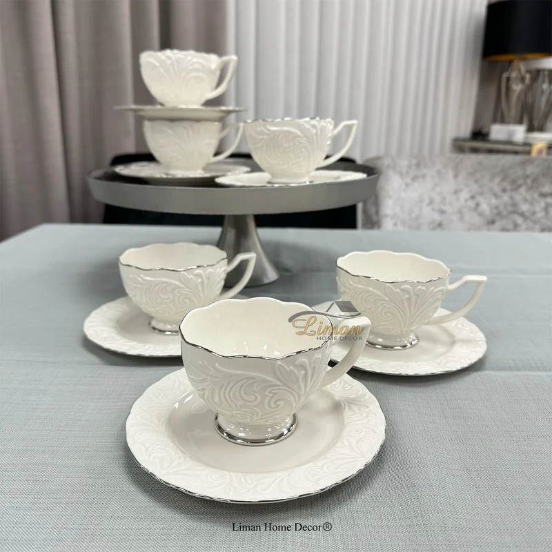 IPEK NESCAFE - KOFFIE SET 12 DELIG | 6 PERSOONS ZILVER