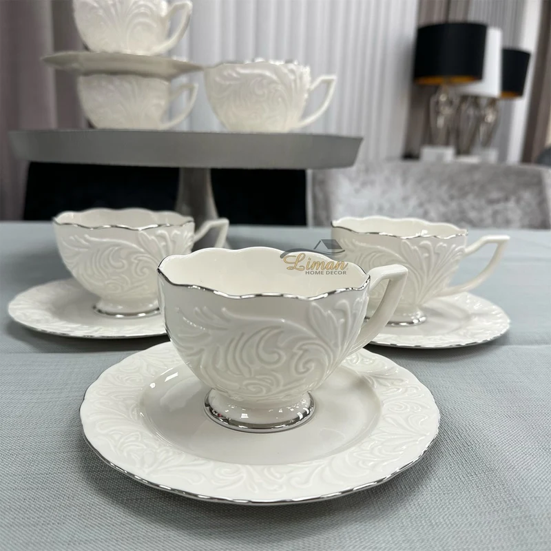 IPEK NESCAFE - KOFFIE SET 12 DELIG | 6 PERSOONS ZILVER