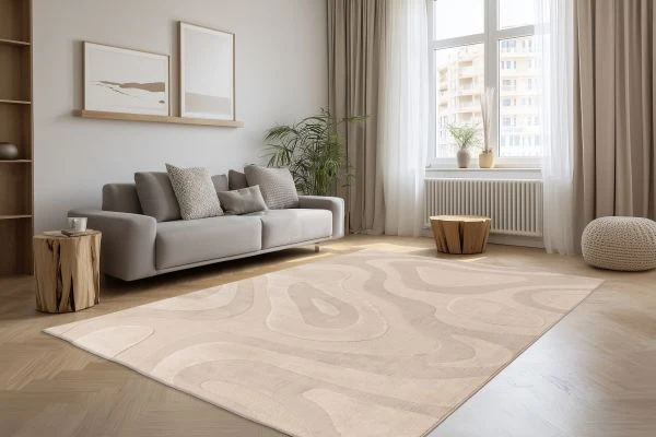 BATUCCI BERGAMO BMO 702 BEIGE-Japandi -Eenkleurig