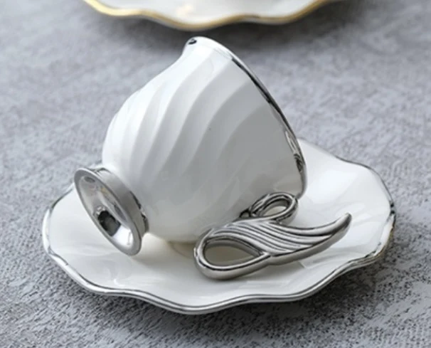 ACR Jade Espressoset 12 Delig | 6 Persoons Zilver