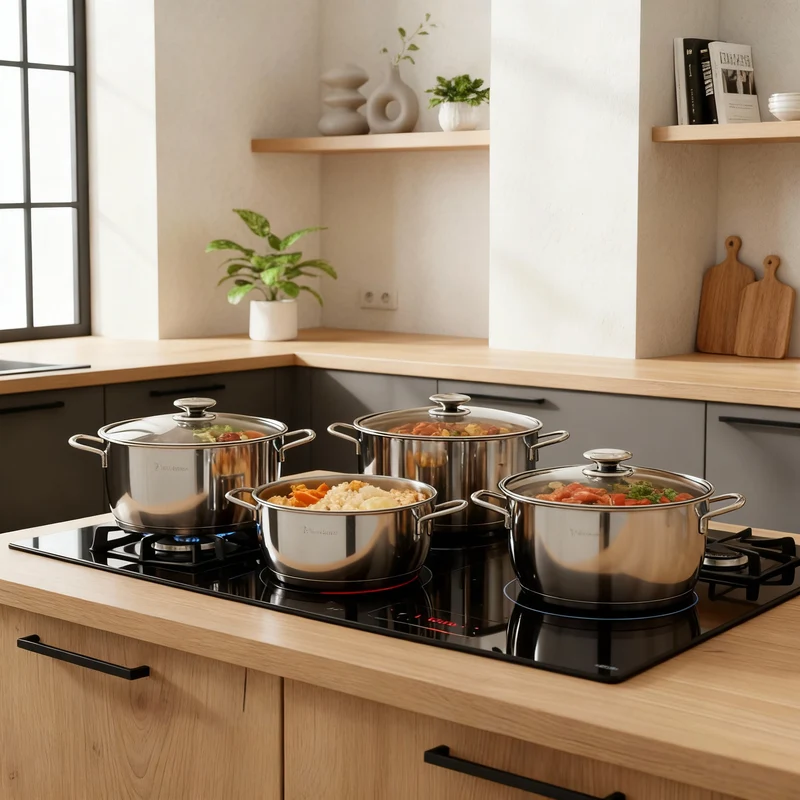 Polochef Visal Pannenset 8 Delig