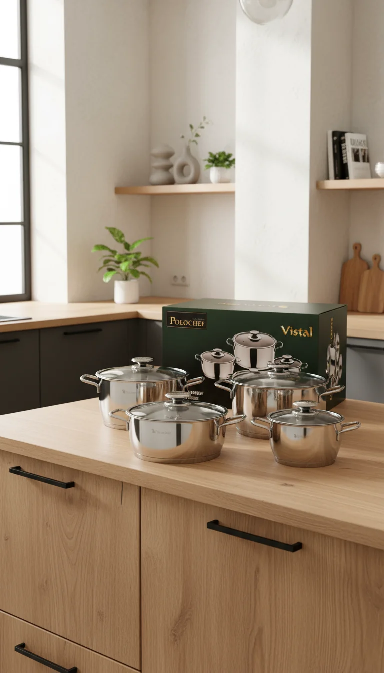 Polochef Visal Pannenset 8 Delig