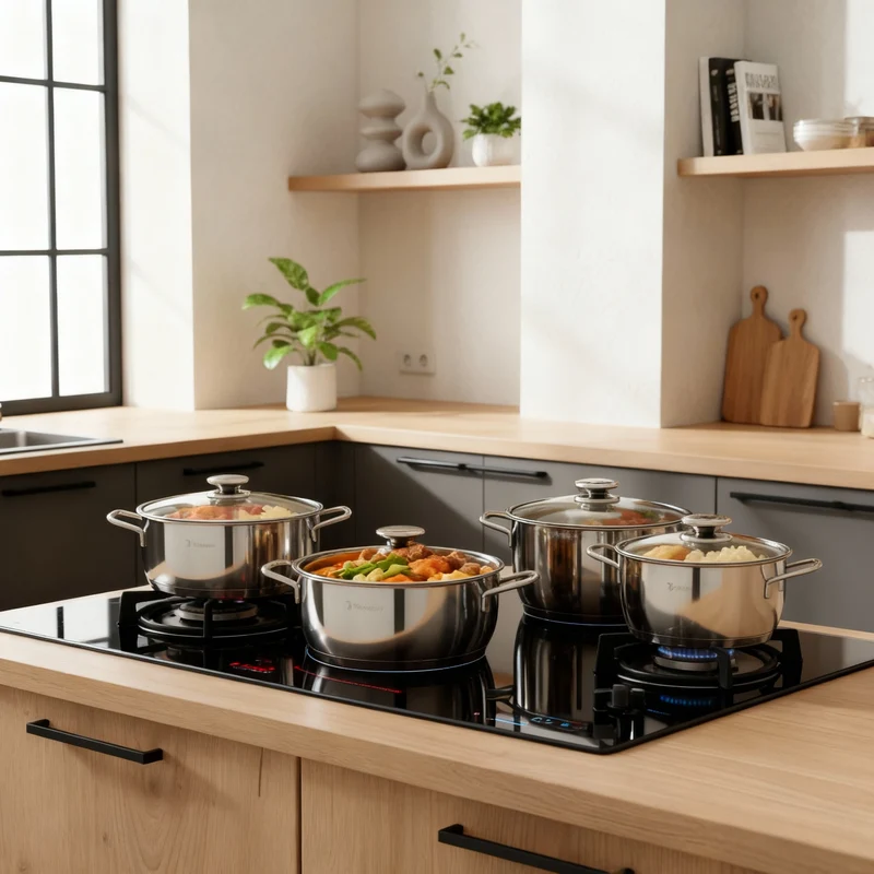 Polochef Visal Pannenset 8 Delig