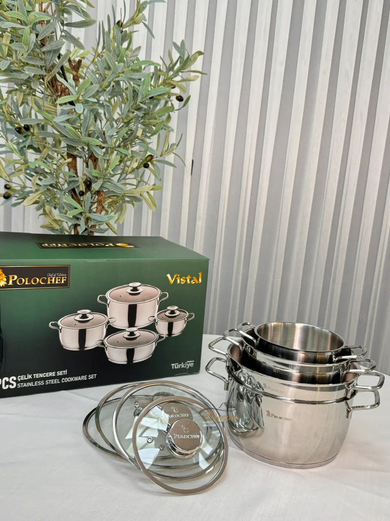 Polochef Visal Pannenset 8 Delig