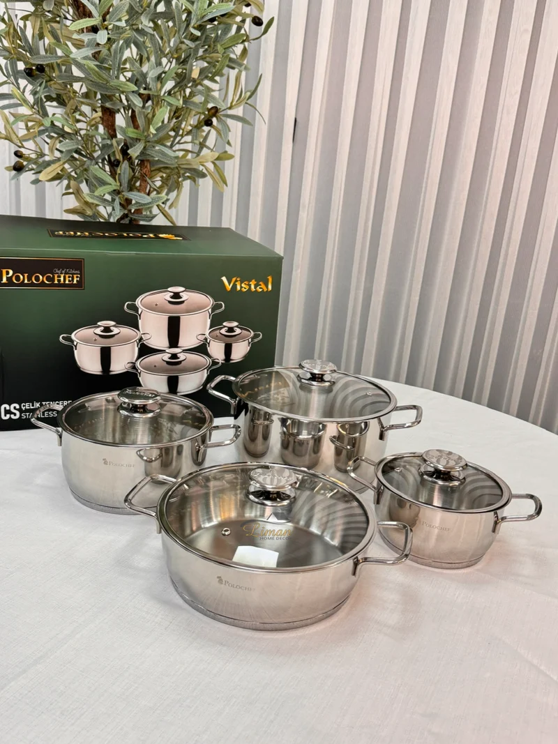 Polochef Visal Pannenset 8 Delig