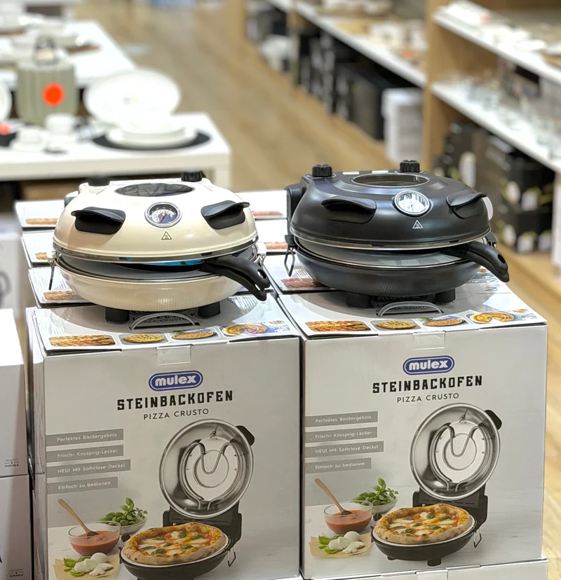 Mulex Pizza Oven Tradionele steenoven ZWART - Tasfirin - Crusto