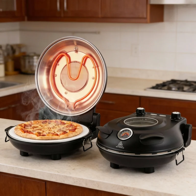Mulex Pizza Oven Tradionele steenoven ZWART - Tasfirin - Crusto