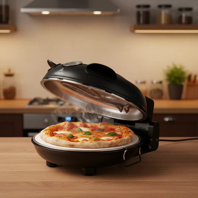 Mulex Pizza Oven Tradionele steenoven ZWART - Tasfirin - Crusto