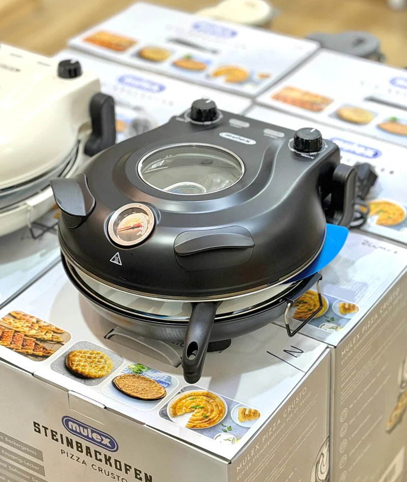 Mulex Pizza Oven Tradionele steenoven ZWART - Tasfirin - Crusto
