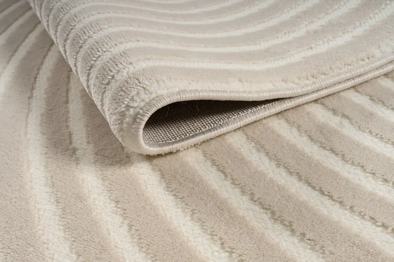 URGUP 39 HALI DARK CREAM Grote Boogjes - Japandi