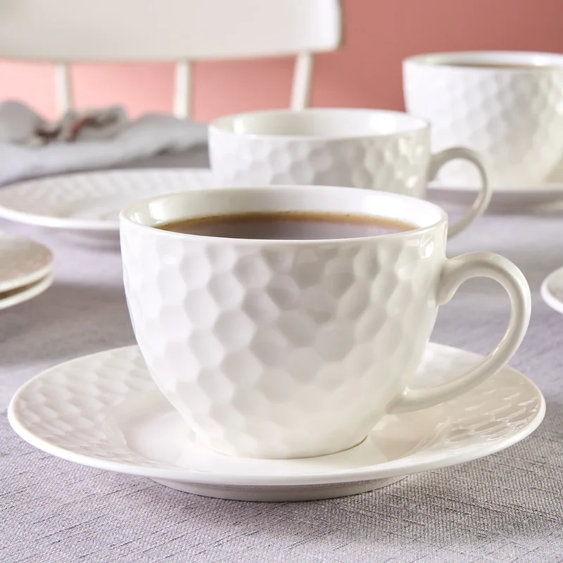 Karaca Nora Cappuccino/Nescafeset 12-Delig | 6-Persoons