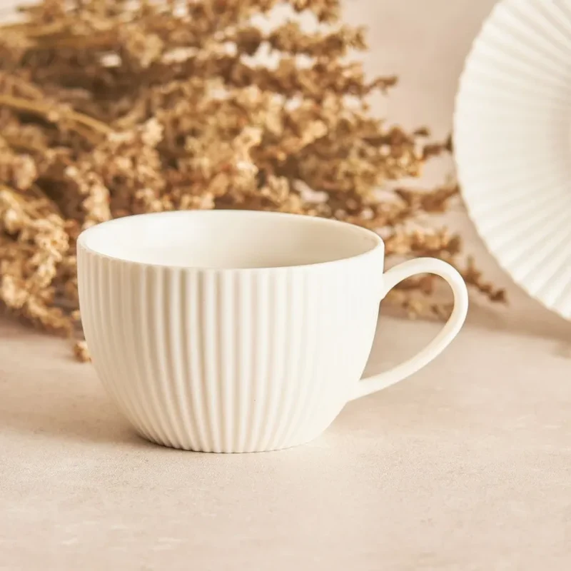 Karaca Seashell Cappuccino/Nescafeset 12-Delig | 6-Persoons