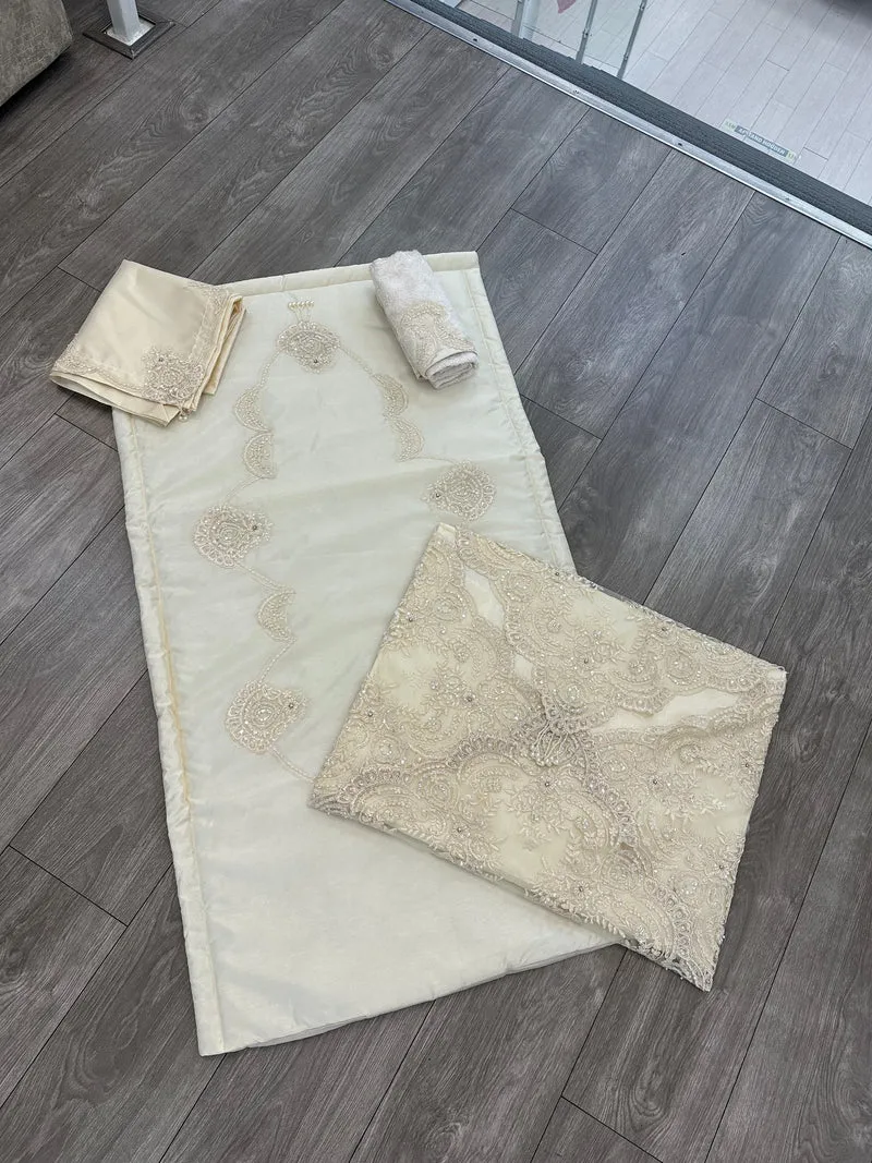Luxe Gebeds- Bohca Set Goud 4 Dlg