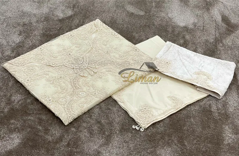 Luxe Gebeds- Bohca Set Goud 4 Dlg