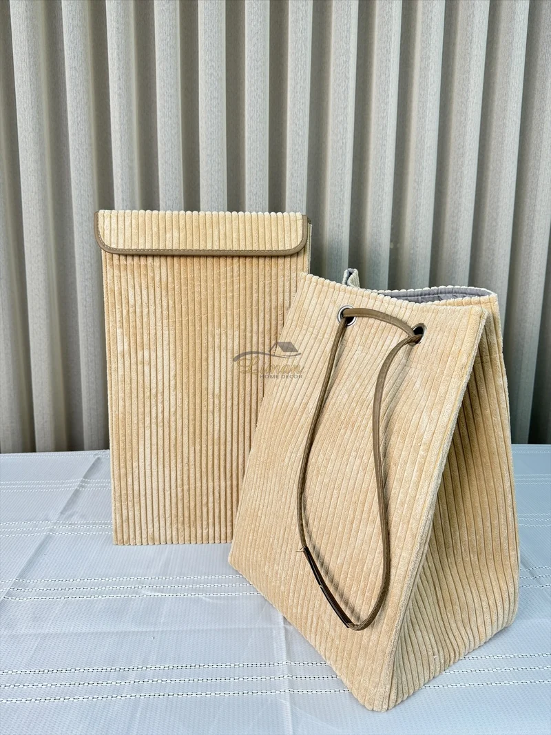 PILELI WASMAND / OPBERGMAND CARAMEL