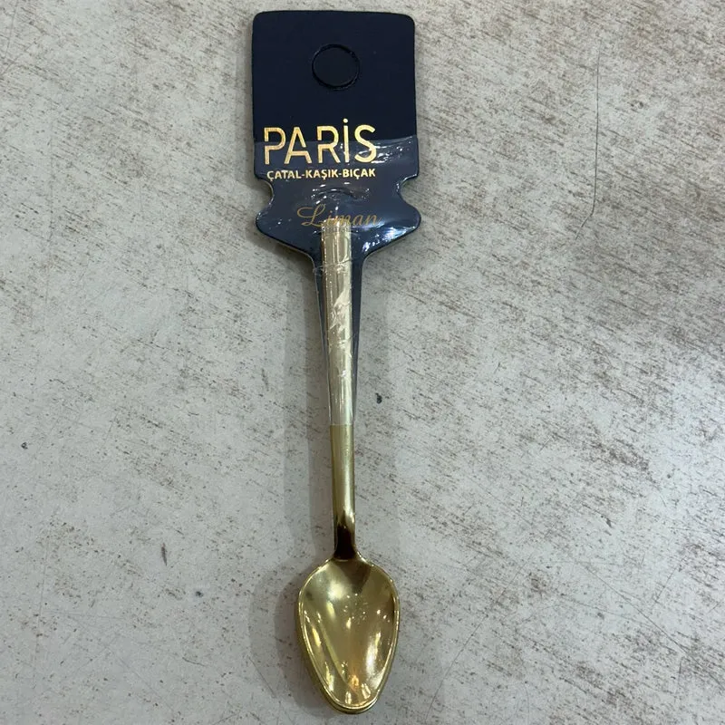 Paris Theelepel Goud 6 Delig
