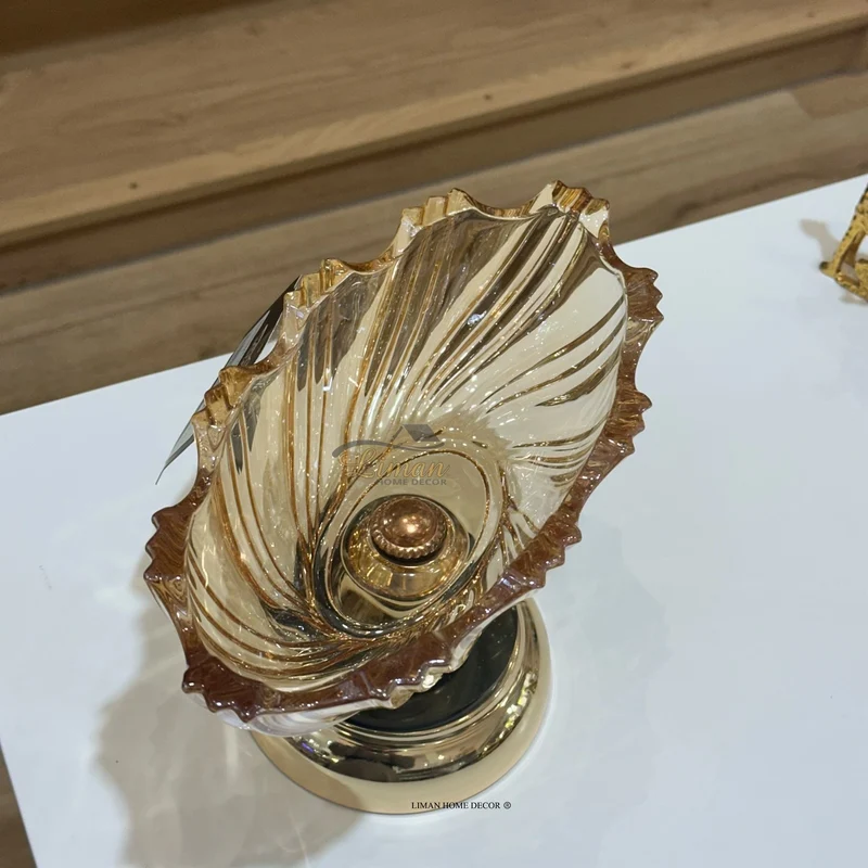 LUXE OVAAL SCHAAL GOLD -S-