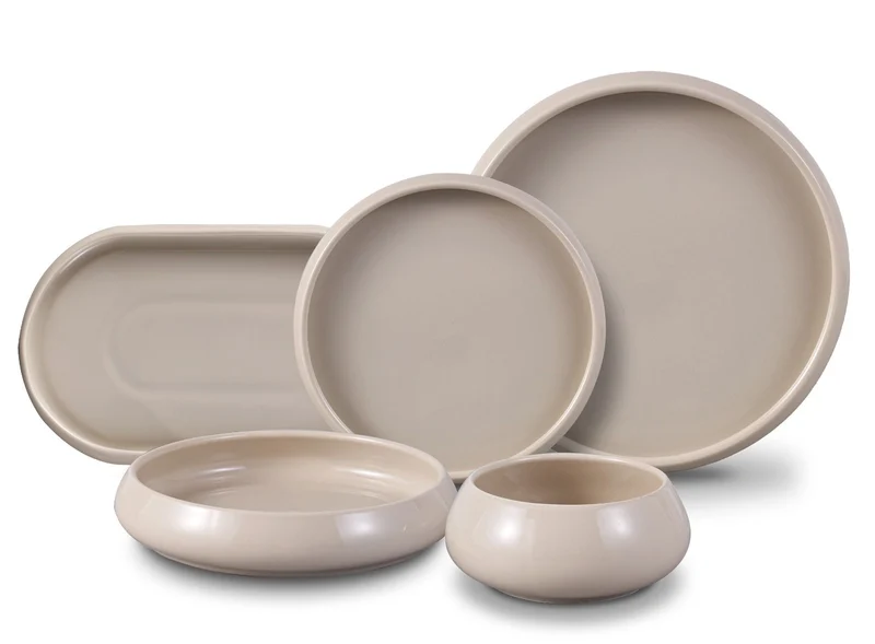 BONDY 6-Persoons | 25-Delig Serviesset Beige