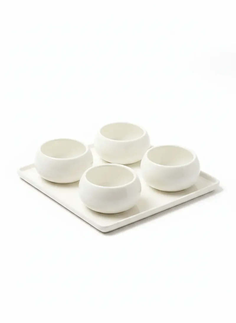 Bondy Schalenset 5 delig | Wit