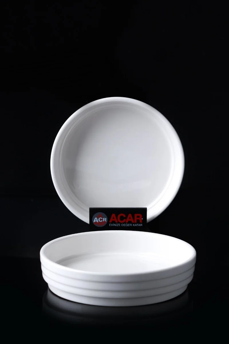 ACR Bianco Perla Rond Serveerschaal 12,7 Cm Per Stuk