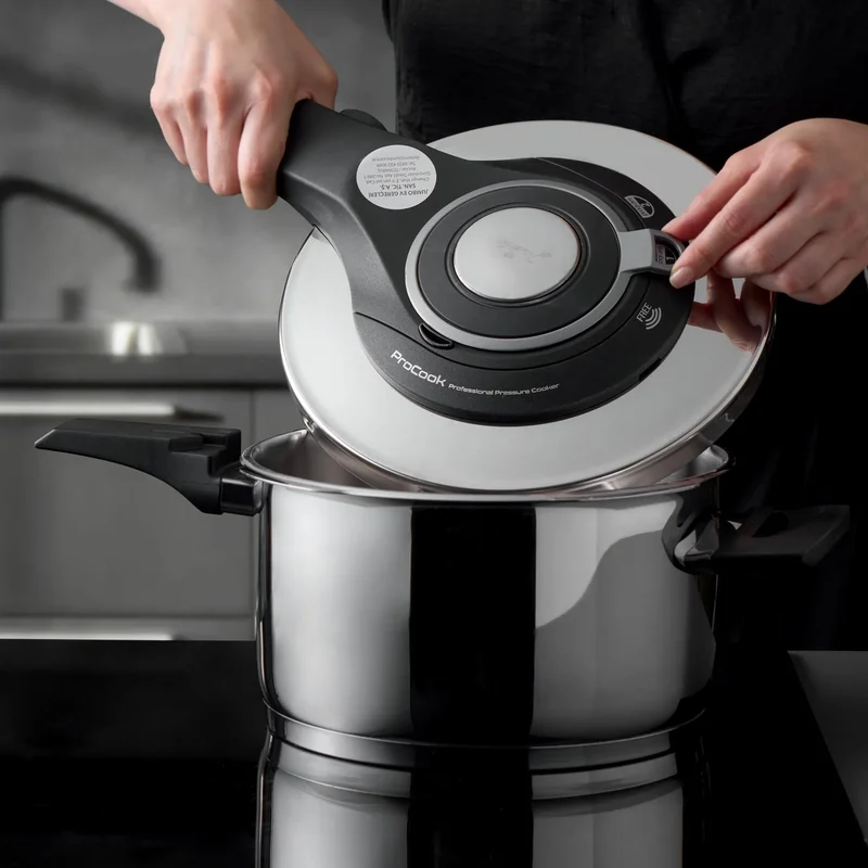 Jumbo Procook 4 + 6 Liter RVS Snelkookpan