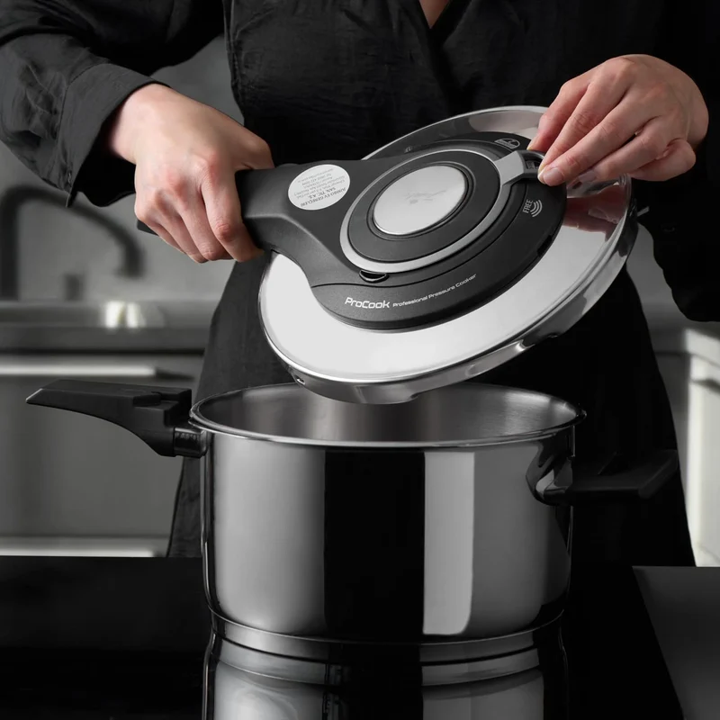 Jumbo Procook 4 + 6 Liter RVS Snelkookpan