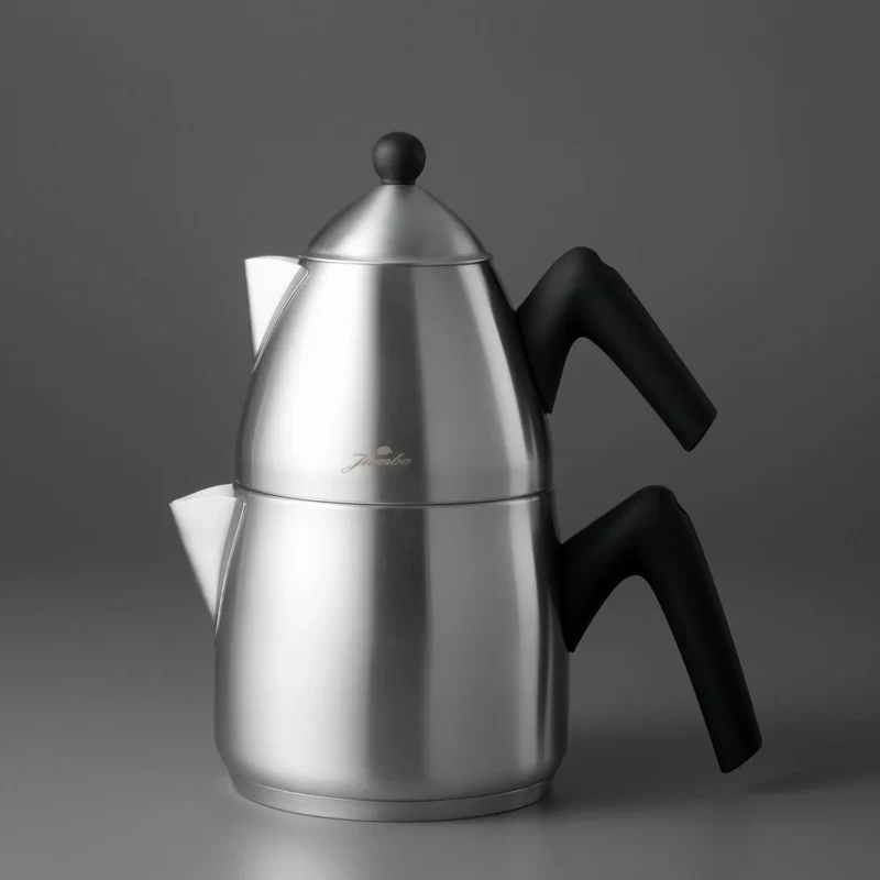 Jumbo Steel Mat theepot met inductiebodem